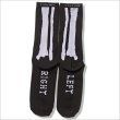 画像4: COOKMAN クックマン Rib Crew Socks Bone Black (4)