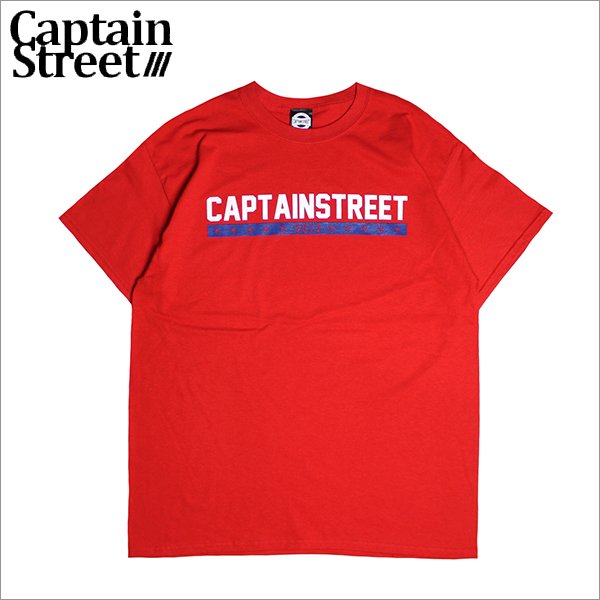画像1: 【70%OFF】CAPTAIN STREET CVLS Tシャツ RED キャプテンストリート (1)