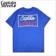 画像1: 【50%OFF】CAPTAIN STREET Sign Tシャツ BLUE キャプテンストリート (1)