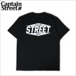 画像1: CAPTAIN STREET Cal Tシャツ BLACK キャプテンストリート (1)