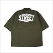 画像2: 【送料無料】CAPTAIN STREET Cal S/Sシャツ OLIVE キャプテンストリート (2)