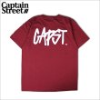 画像1: CAPTAIN STREET CAPST Logo Tシャツ BURGUNDY キャプテンストリート (1)