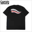 画像1: CAPTAIN STREET Shark Mouth Tシャツ BLACK キャプテンストリート (1)