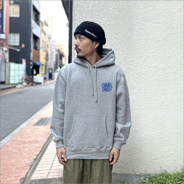 画像3: 【20%OFF】【送料無料】CAPTAIN STREET Wall P/Oパーカー GRAY キャプテンストリート (3)