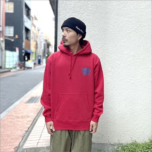 画像3: 【20％OFF】【送料無料】CAPTAIN STREET Wall P/Oパーカー RED キャプテンストリート (3)