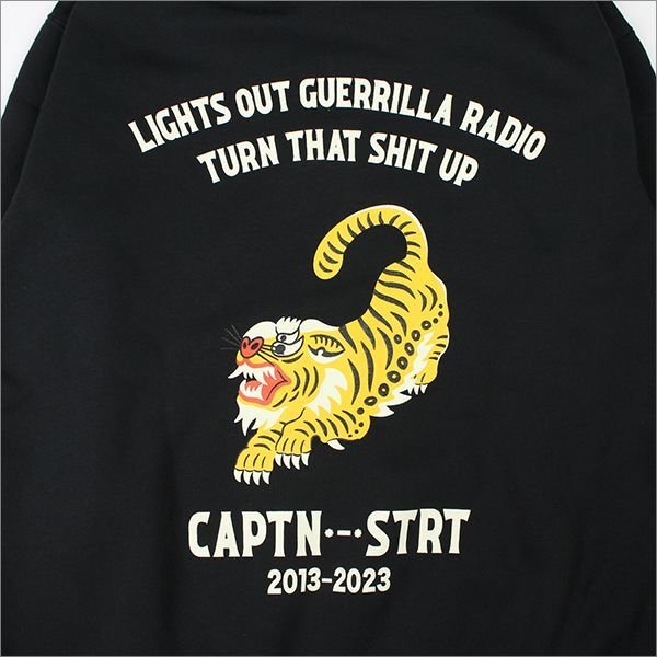 画像5: 【20%OFF】【送料無料】CAPTAIN STREET VT P/Oパーカー BLACK キャプテンストリート (5)