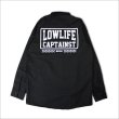 画像2: 【送料無料】CAPTAIN STREET LOW LIFE L/S ワークシャツ BLACK キャプテンストリート (2)