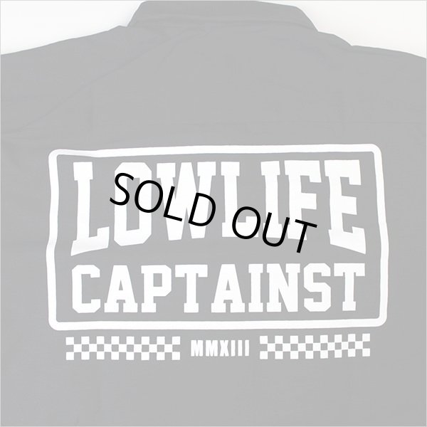 画像5: 【50％OFF】CAPTAIN STREET LOW LIFE L/S ワークシャツ BLACK キャプテンストリート (5)