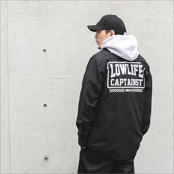 画像7: 【40%OFF】CAPTAIN STREET LOW LIFE L/S ワークシャツ BLACK キャプテンストリート (7)