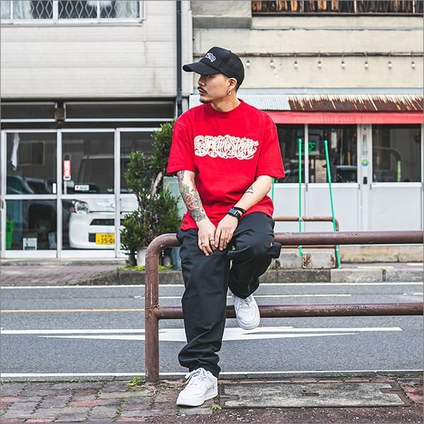 画像4: 【20％OFF】CAPTAIN STREET  Lettering Tシャツ RED キャプテンストリート (4)
