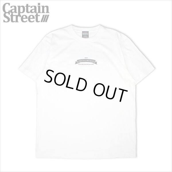 画像1: 【50％OFF】CAPTAIN STREET RBN Tシャツ WHITE キャプテンストリート (1)