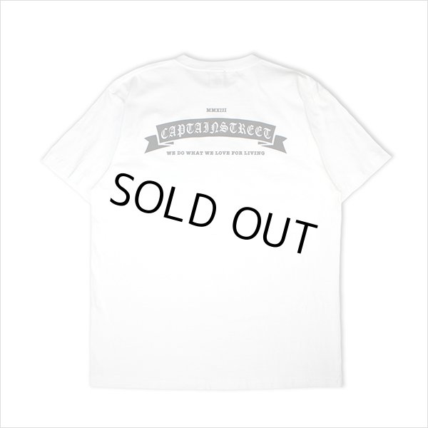 画像2: 【50％OFF】CAPTAIN STREET RBN Tシャツ WHITE キャプテンストリート (2)