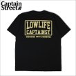 画像1: CAPTAIN STREET LOW LIFE Tシャツ BLACK キャプテンストリート (1)
