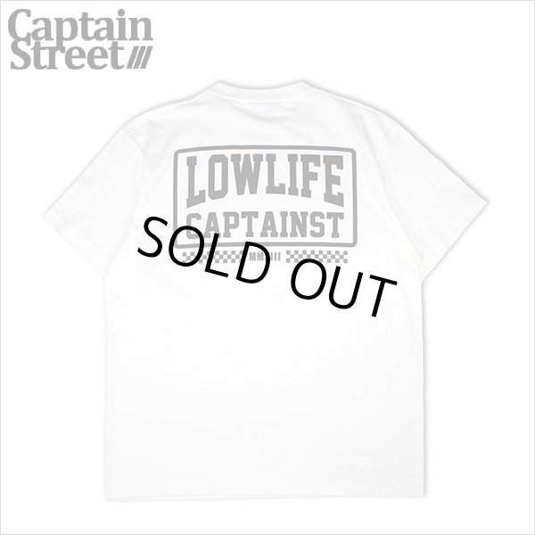画像1: 【50％OFF】CAPTAIN STREET LOW LIFE Tシャツ WHITE キャプテンストリート (1)