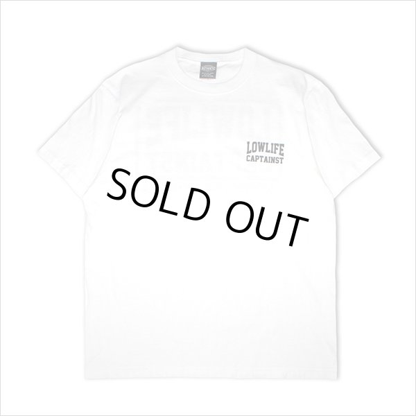 画像2: 【50％OFF】CAPTAIN STREET LOW LIFE Tシャツ WHITE キャプテンストリート (2)