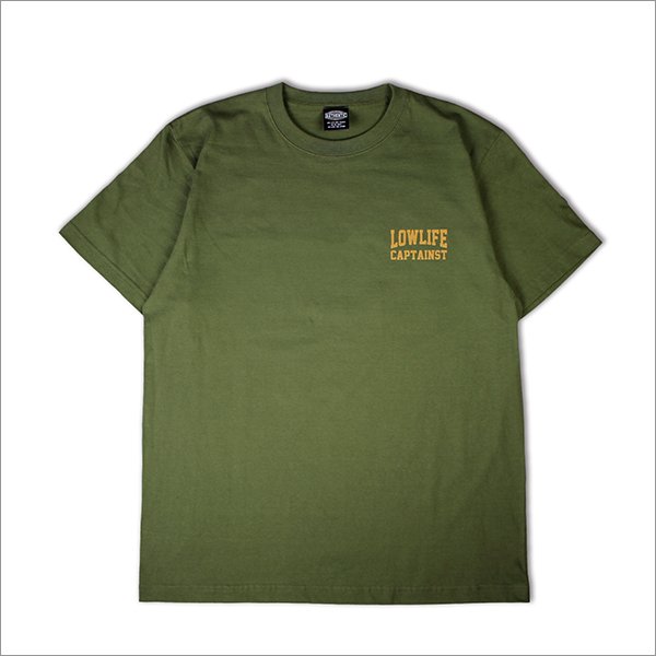 画像2: 【20％OFF】CAPTAIN STREET LOW LIFE Tシャツ CITY GREEN キャプテンストリート (2)