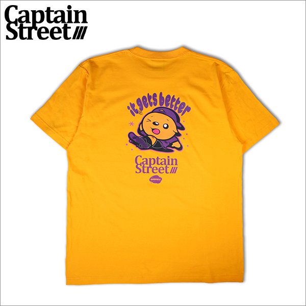 画像1: CAPTAIN STREET COSMIC P Tシャツ GOLD キャプテンストリート (1)