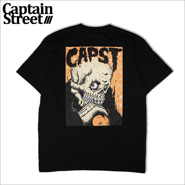 画像1: CAPTAIN STREET Skull CTK Tシャツ BLACK キャプテンストリート (1)