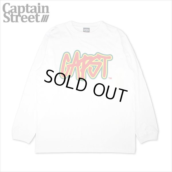 画像1: 【20％OFF】CAPTAIN STREET Rasta CAPST L/S Tシャツ WHITE キャプテンストリート (1)