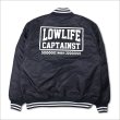 画像2: 【送料無料】CAPTAIN STREET LOW LIFE STADIUM JKT NAVY キャプテンストリート (2)