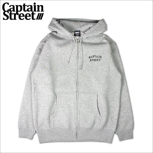 画像1: 【送料無料】CAPTAIN STREET FO ZIPパーカー GRAY キャプテンストリート (1)