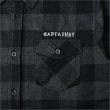 画像4: 【送料無料】CAPTAIN STREET CAPTAINST CHECK L/S シャツ BLACK キャプテンストリート (4)