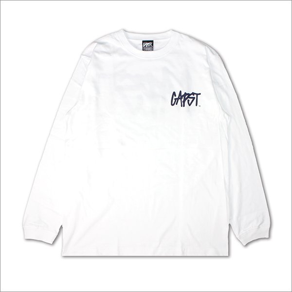 画像2: CAPTAIN STREET CAPST Logo L/S Tシャツ WHITE キャプテンストリート (2)