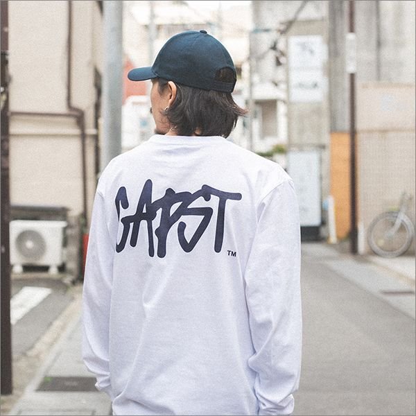 画像3: CAPTAIN STREET CAPST Logo L/S Tシャツ WHITE キャプテンストリート (3)