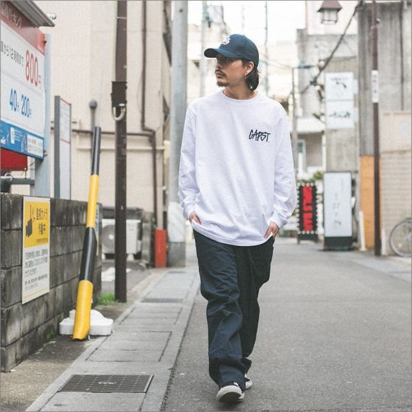 画像4: CAPTAIN STREET CAPST Logo L/S Tシャツ WHITE キャプテンストリート (4)