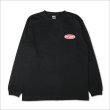 画像2: CAPTAIN STREET Oval Logo L/S Tシャツ BLACK キャプテンストリート (2)