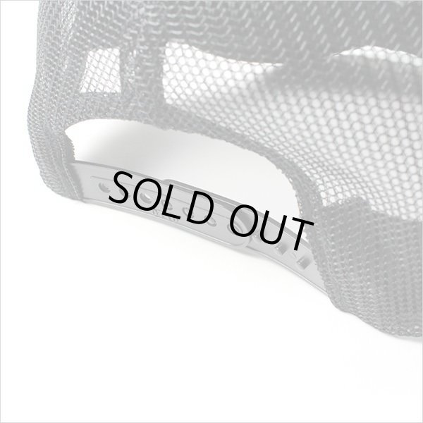 画像4: 【20％OFF】CAPTAIN STREET Oval Logo メッシュキャップ BLACK/WHITE キャプテンストリート (4)