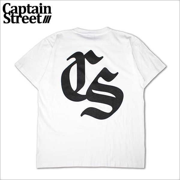 画像1: CAPTAIN STREET Old CS Tシャツ WHITE キャプテンストリート (1)