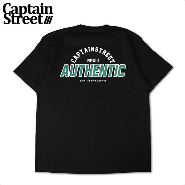 画像1: CAPTAIN STREET AUTHENTIC Tシャツ BLACK キャプテンストリート (1)