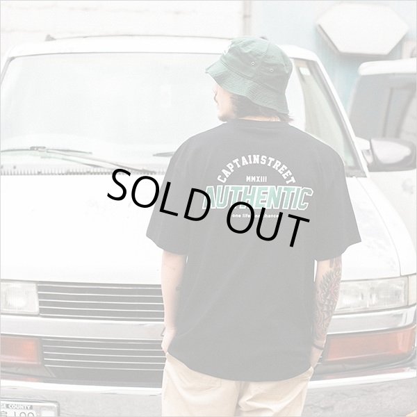 画像3: 【20％OFF】CAPTAIN STREET AUTHENTIC Tシャツ BLACK キャプテンストリート (3)