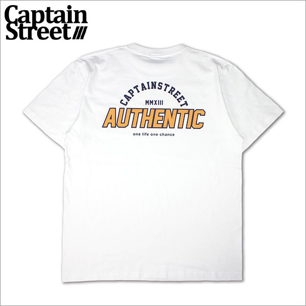 画像1: CAPTAIN STREET AUTHENTIC Tシャツ WHITE キャプテンストリート (1)