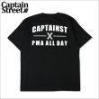 画像1: CAPTAIN X Tシャツ BLACK キャプテンストリート (1)