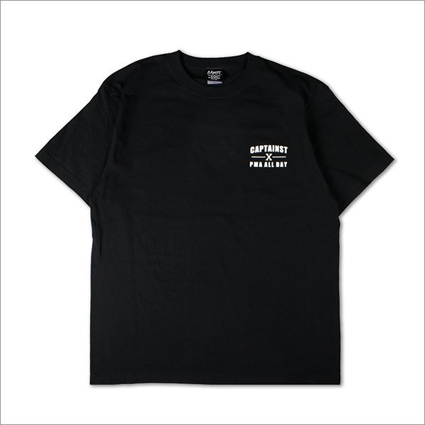 画像2: 【20％OFF】CAPTAIN STREET X Tシャツ BLACK キャプテンストリート (2)