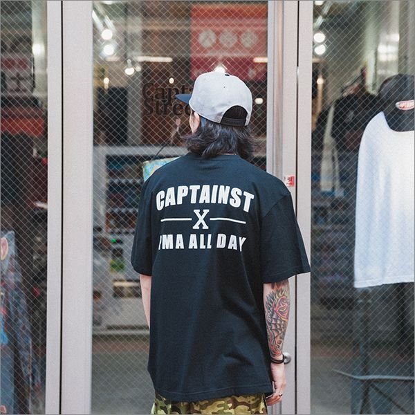 画像3: 【20％OFF】CAPTAIN STREET X Tシャツ BLACK キャプテンストリート (3)