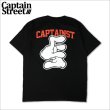 画像1: CAPTAIN Hand Sign Tシャツ BLACK キャプテンストリート (1)