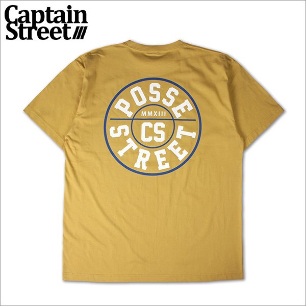 画像1: CAPTAIN STREET POSSE Tシャツ H.YELLOW キャプテンストリート (1)