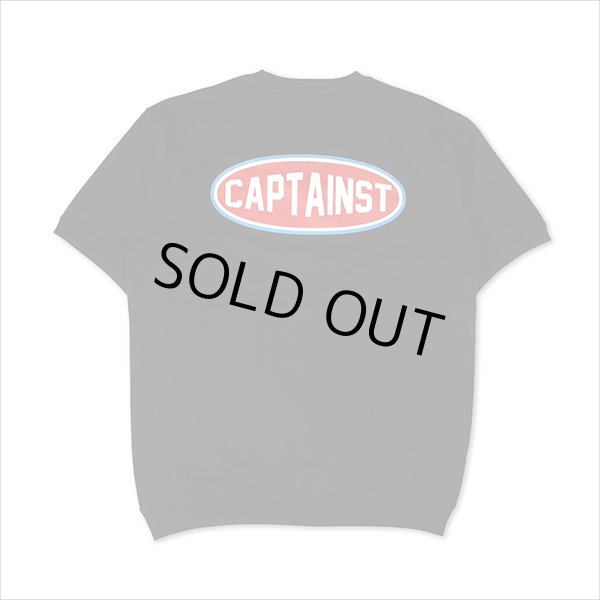 画像2: 【20%OFF】【送料無料】CAPTAIN STREET Oval Logo スウェットTシャツ BLACK キャプテンストリート  (2)