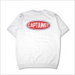 画像2: 【送料無料】CAPTAIN STREET Oval Logo スウェットTシャツ ASH キャプテンストリート (2)