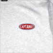 画像5: 【送料無料】CAPTAIN STREET Oval Logo スウェットTシャツ ASH キャプテンストリート (5)