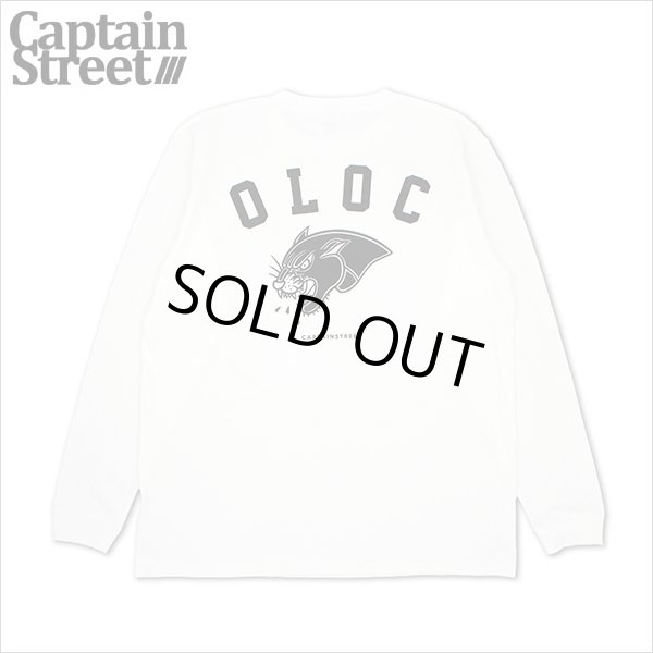 画像1: CAPTAIN STREET Bark L/S Tシャツ WHITE キャプテンストリート (1)