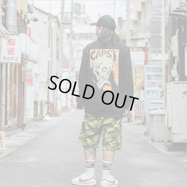 画像3: CAPTAIN STREET Skull CTK L/S Tシャツ BLACK キャプテンストリート (3)