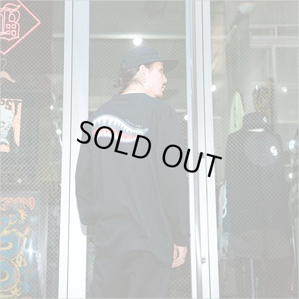 画像3: CAPTAIN STREET Shark Mouth L/S Tシャツ BLACK キャプテンストリート (3)