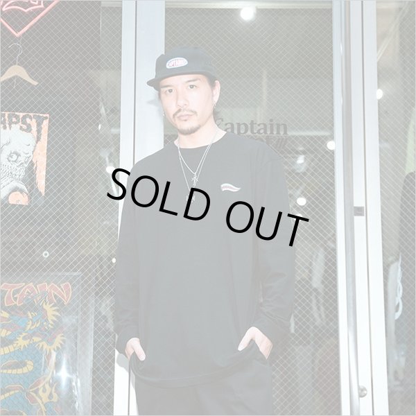 画像4: CAPTAIN STREET Shark Mouth L/S Tシャツ BLACK キャプテンストリート (4)