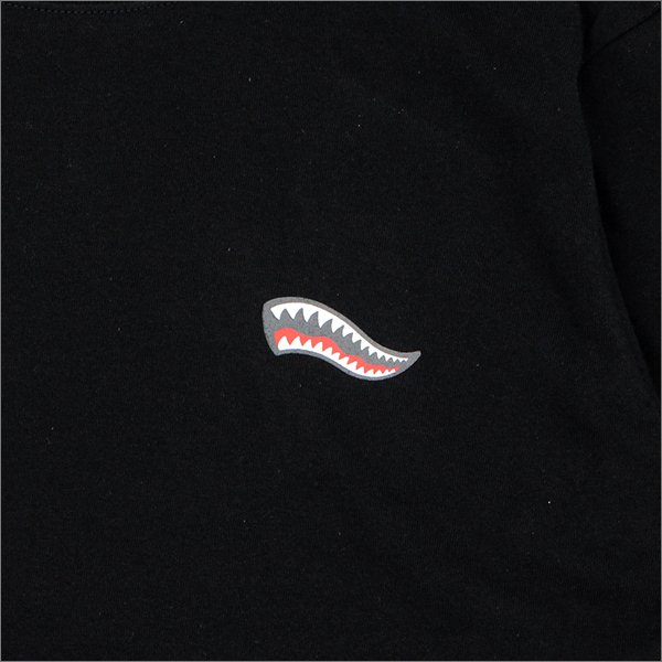 画像6: CAPTAIN STREET Shark Mouth L/S Tシャツ BLACK キャプテンストリート (6)