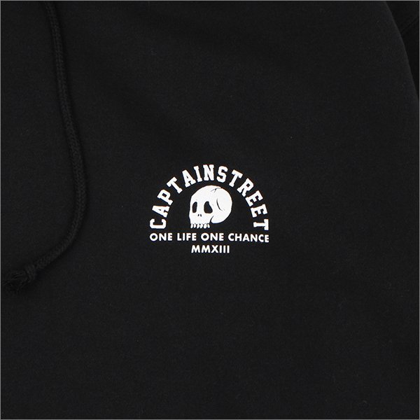 画像6: 【送料無料】CAPTAIN STREET Skull Head P/Oパーカー BLACK キャプテンストリート (6)