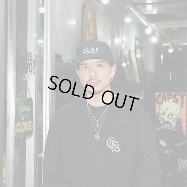 画像2: 【20%OFF】CAPTAIN STREET O.L.O.C スナップバックキャップ BLACK キャプテンストリート (2)